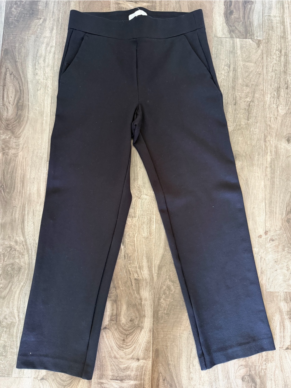 LOFT Black Knit Pull-On Pants